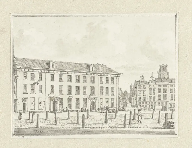 Zakkendragershuis te Rotterdam Wall Art by Jan Bulthuis - High-Resolution Digital Print