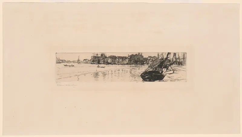 Zattere Wall Art by Otto Henry Bacher - High-Resolution Digital Print
