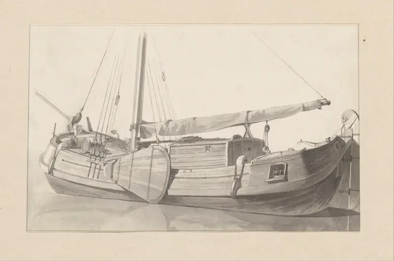 Zeilschip Wall Art by Hendrik Abraham Klinkhamer - High-Resolution Digital Print