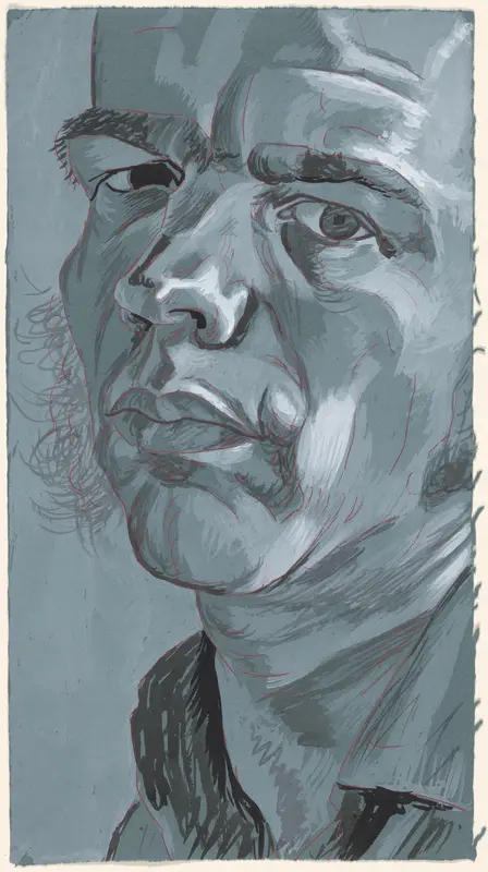 Zelfportret 1990 nr. 45 Wall Art by Philip Akkerman - High-Resolution Digital Print