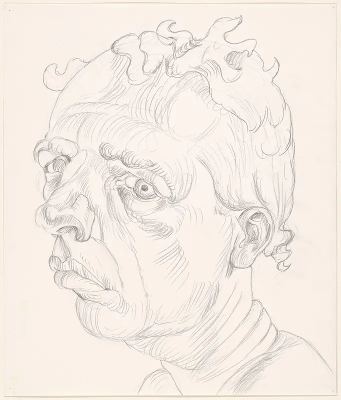 Zelfportret 1995 nr. 49 Wall Art by Philip Akkerman - High-Resolution Digital Print