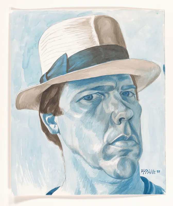 Zelfportret 1997 nr. 105 Wall Art by Philip Akkerman - High-Resolution Digital Print
