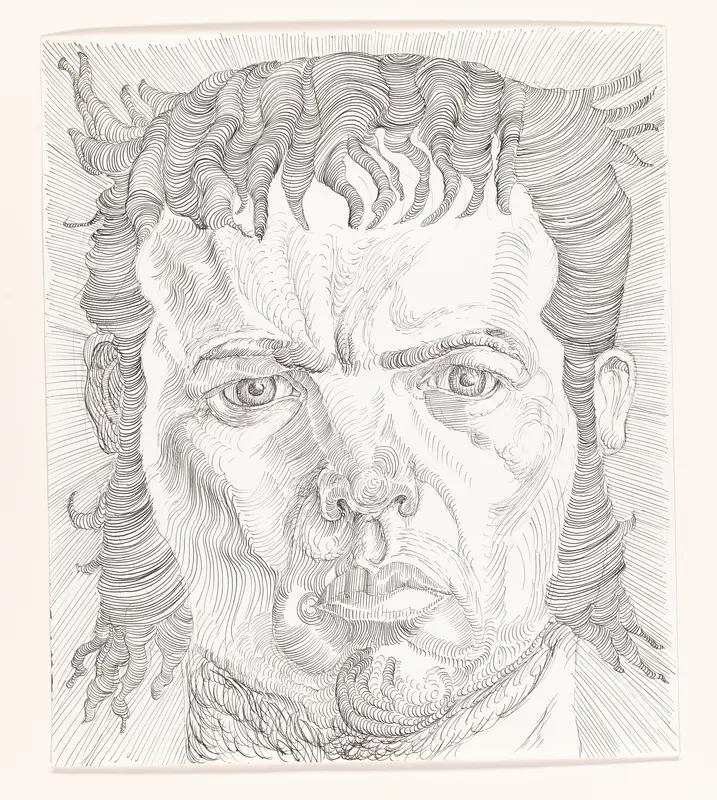 Zelfportret 1998 nr. 95 Wall Art by Philip Akkerman - High-Resolution Digital Print