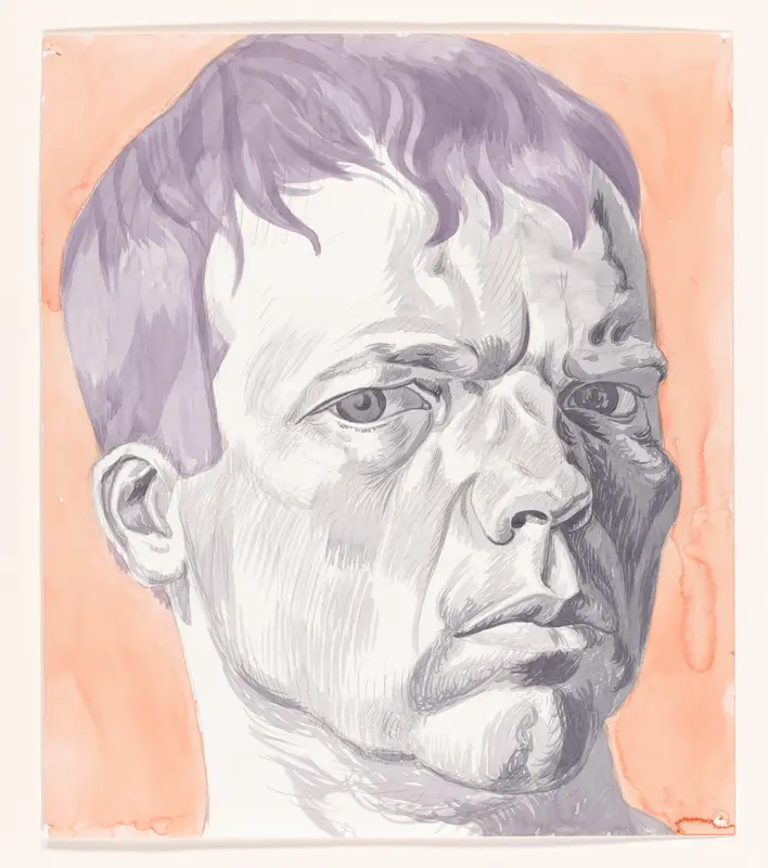 Zelfportret 2001 nr. 136 Wall Art by Philip Akkerman - High-Resolution Digital Print