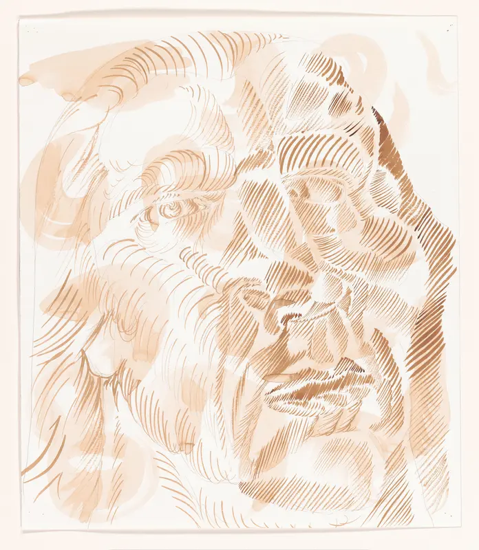 Zelfportret 2013 nr. 154 Wall Art by Philip Akkerman - High-Resolution Digital Print