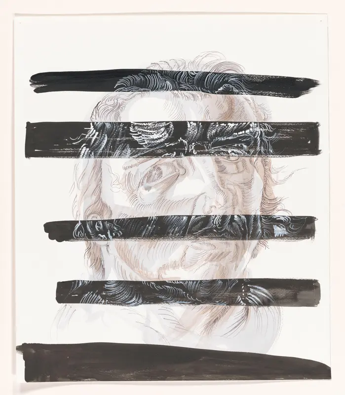 Zelfportret 2015 nr. 267 Wall Art by Philip Akkerman - High-Resolution Digital Print