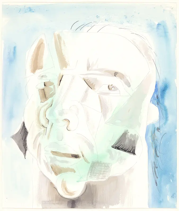 Zelfportret 2017 nr. 64 Wall Art by Philip Akkerman - High-Resolution Digital Print