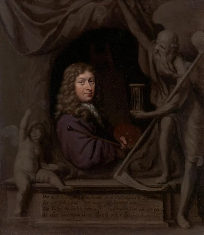 Zelfportret Wall Art by Michiel van Musscher - High-Resolution Digital Print