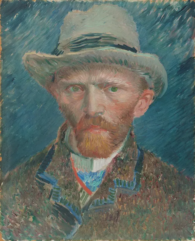 Zelfportret Wall Art by Vincent van Gogh - High-Resolution Digital Print