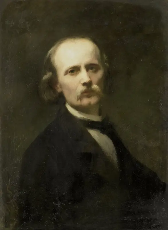 Zelfportret Wall Art by Johann Georg Schwartze - High-Resolution Digital Print