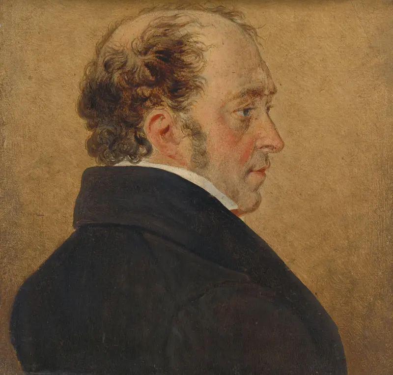 Zelfportret Wall Art by Mattheus Ignatius van Bree - High-Resolution Digital Print