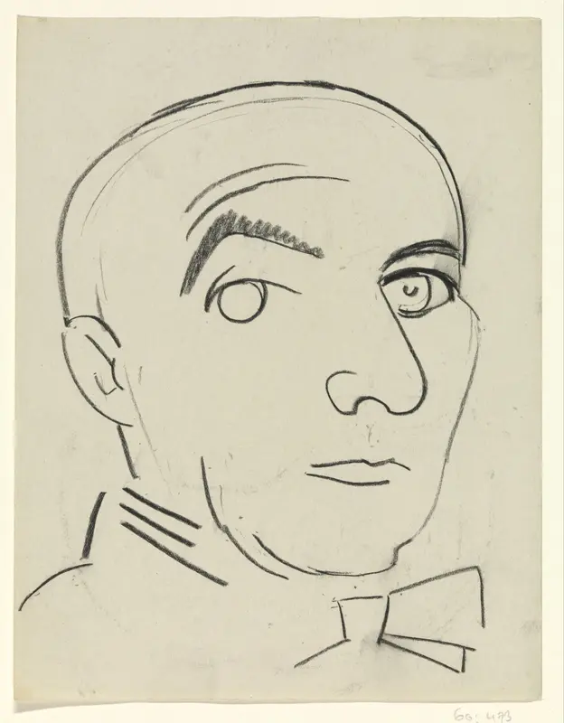 Zelfportret Wall Art by Leo Gestel - High-Resolution Digital Print