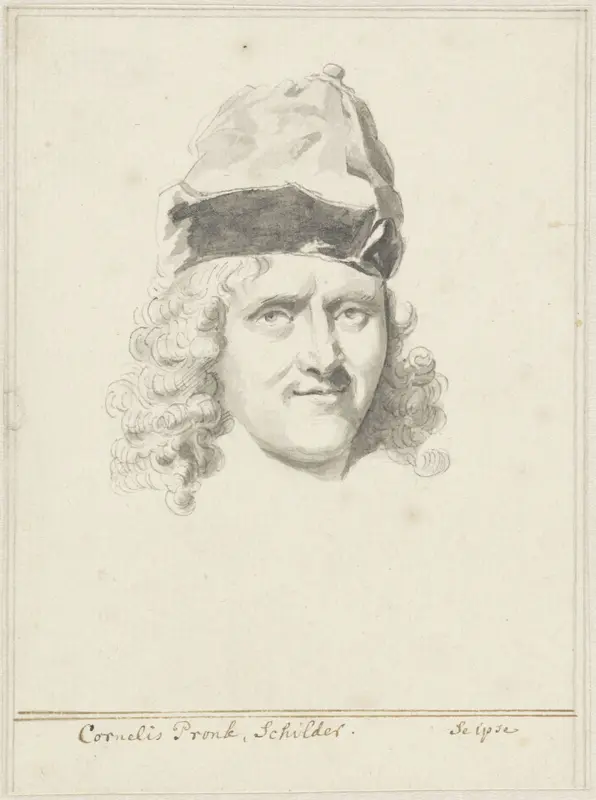 Zelfportret met puntmuts Wall Art by Cornelis Pronk - High-Resolution Digital Print