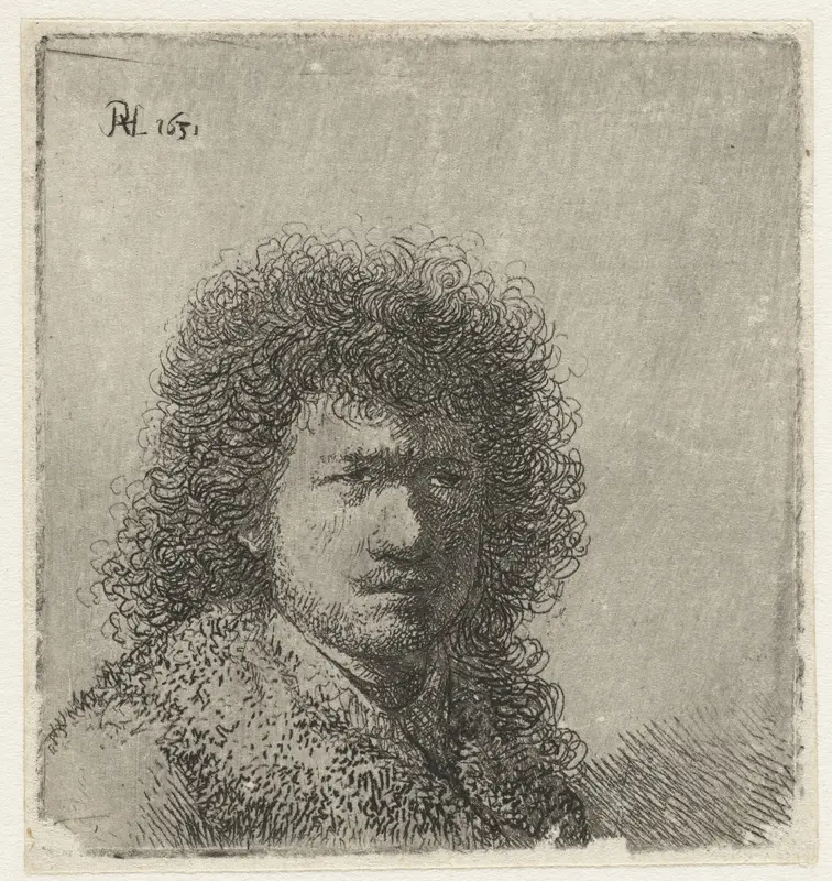 Zelfportret met ruig haar Wall Art by Unknown - High-Resolution Digital Print