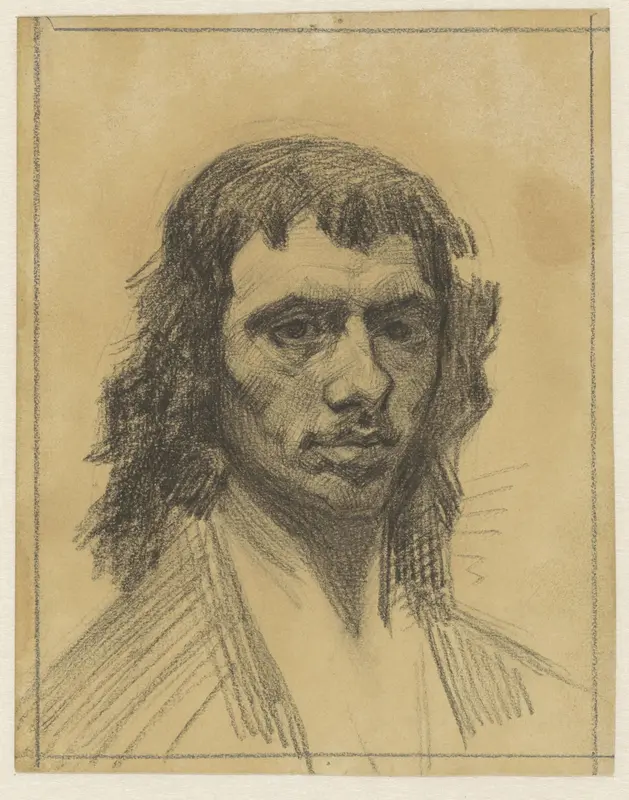 Zelfportret van Carel Fabritius Wall Art by Jan Veth - High-Resolution Digital Print