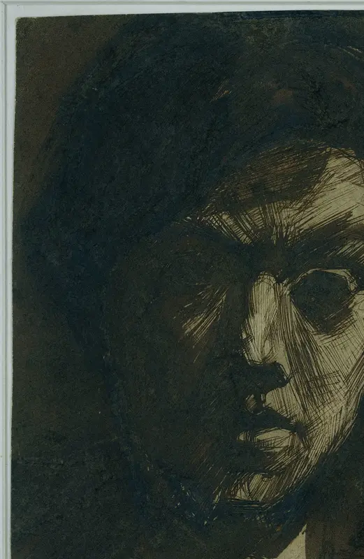 Zelfportret van de schilder Jan Toorop Wall Art by Jan Toorop - High-Resolution Digital Print