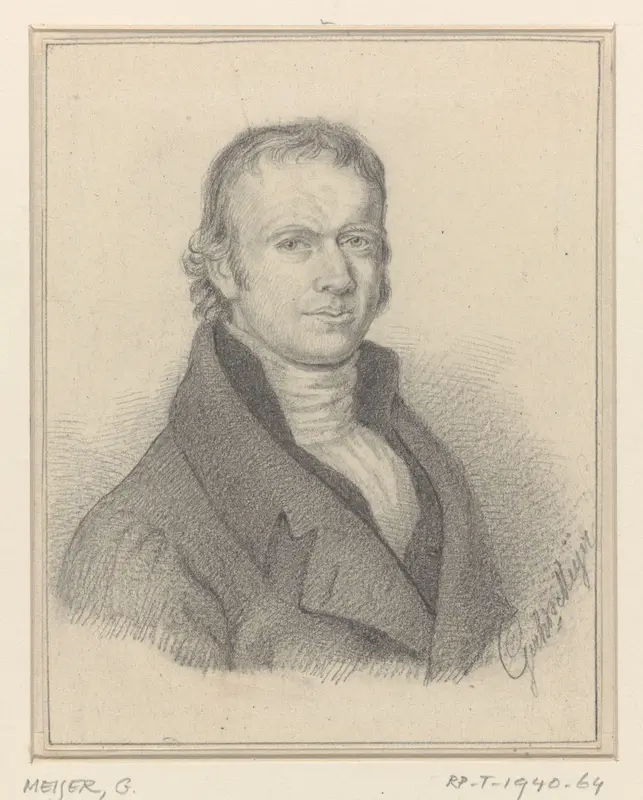 Zelfportret van Gerhardus Meijer Wall Art by Gerhardus Meijer - High-Resolution Digital Print