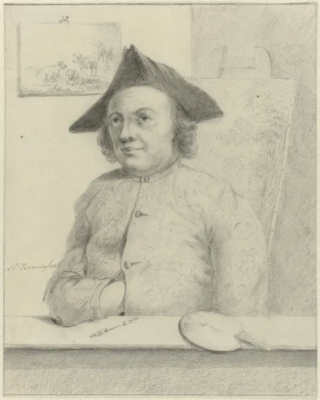 Zelfportret van Hendrik Tavenier Wall Art by Hendrik Tavenier - High-Resolution Digital Print