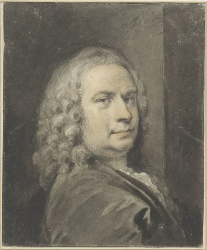 Zelfportret van Jacob de Wit Wall Art by Jacob de Wit - High-Resolution Digital Print