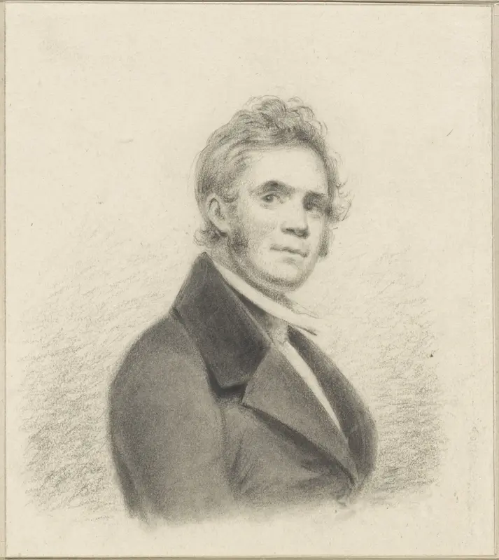 Zelfportret van Jacobus Schoemaker Doyer Wall Art by Jacobus Schoemaker Doyer - High-Resolution Digital Print