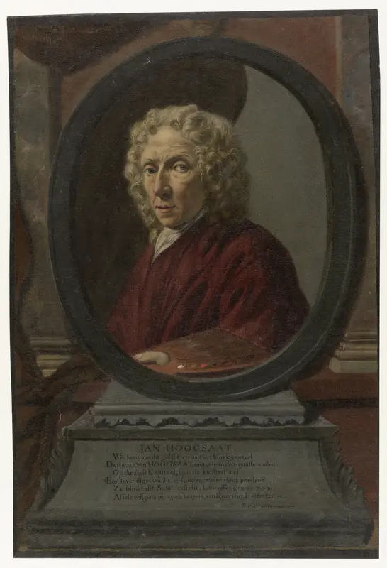 Zelfportret van Jan Hoogsaat Wall Art by Jan Hoogsaat - High-Resolution Digital Print