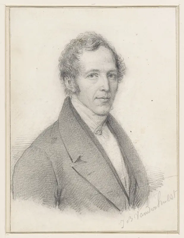 Zelfportret van Jean-Baptiste Van der Hulst Wall Art by Jean-Baptiste Van der Hulst - High-Resolution Digital Print