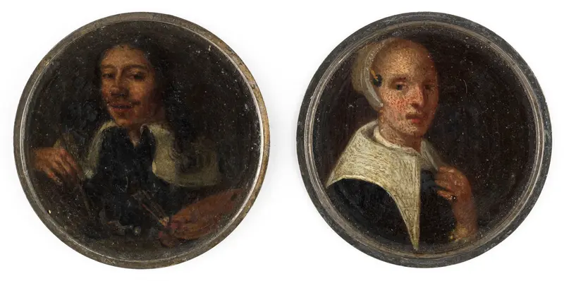 Zelfportret van Johann Philip Lembke Wall Art by Johann Philipp Lemke - High-Resolution Digital Print