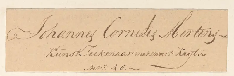 Zelfportret van Johannes Cornelis Mertens Wall Art by Johannes Cornelis Mertens - High-Resolution Digital Print