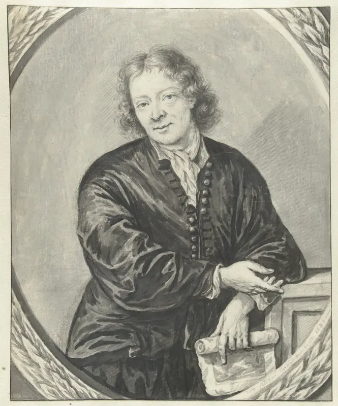 Zelfportret van Johannes van Somer (?) Wall Art by Jan van Somer - High-Resolution Digital Print