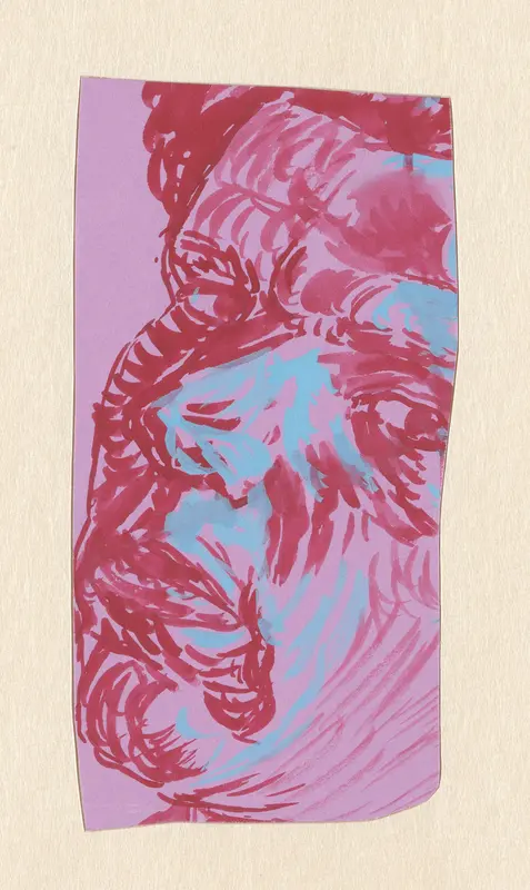 Zelfportret van Philip Akkerman Wall Art by Philip Akkerman - High-Resolution Digital Print