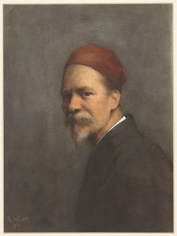 Zelfportret van Philip Windt Wall Art by Philip Windt - High-Resolution Digital Print