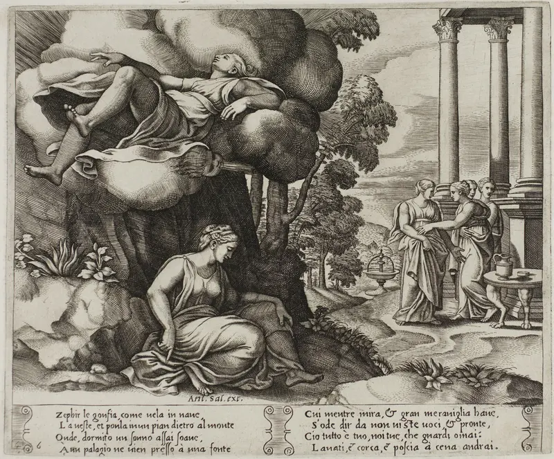 Zephyr Carrying Psyche Off to an Enchanted Palace