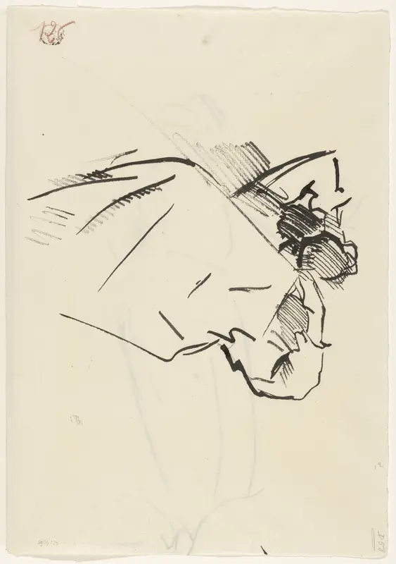 Zich kappende vrouw, op de rug gezien Wall Art by Rik Wouters - High-Resolution Digital Print