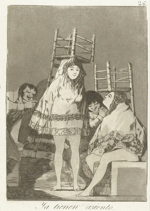 Zij hebben al een zitplaats Wall Art by Francisco de Goya - High-Resolution Digital Print