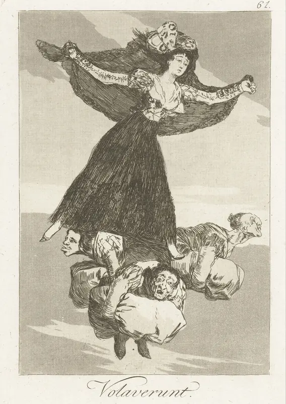 Zij hebben gevlogen Wall Art by Francisco de Goya - High-Resolution Digital Print
