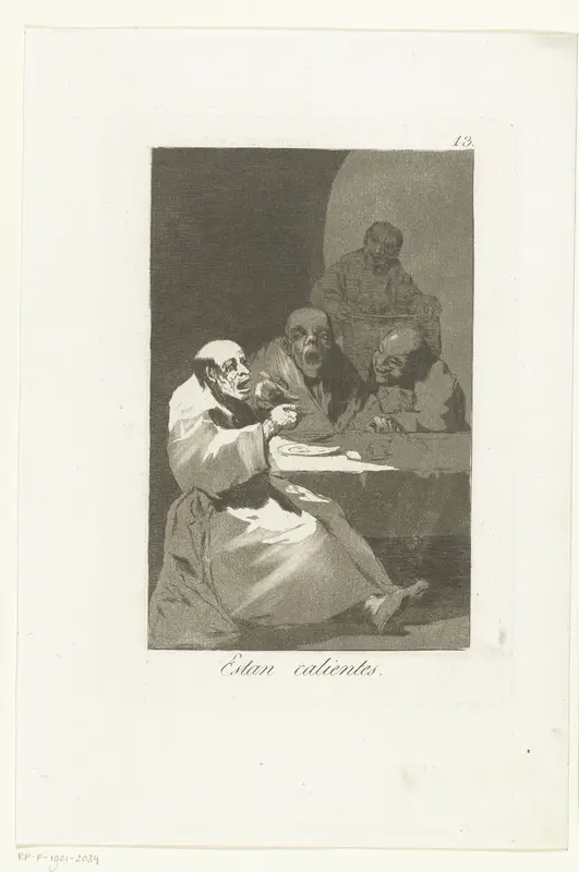 Zij zijn heet Wall Art by Francisco de Goya - High-Resolution Digital Print