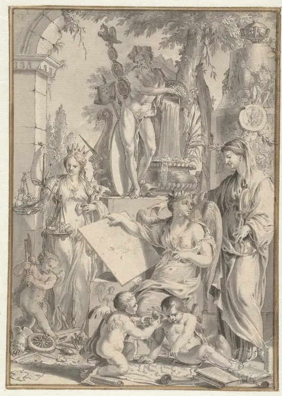 Zinnebeeldige voorstelling Wall Art by Jan Goeree - High-Resolution Digital Print