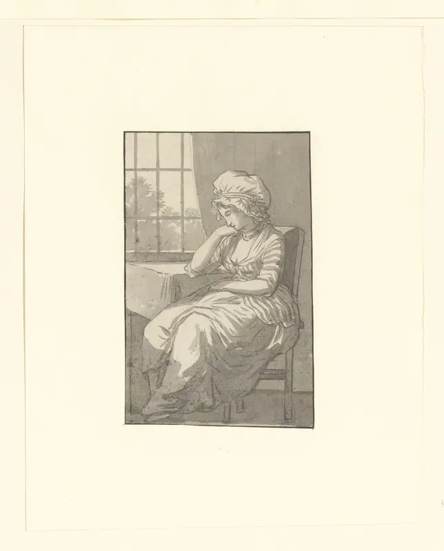 Zittende Cornelia Aletta Hulst Wall Art by Christiaan Andriessen - High-Resolution Digital Print