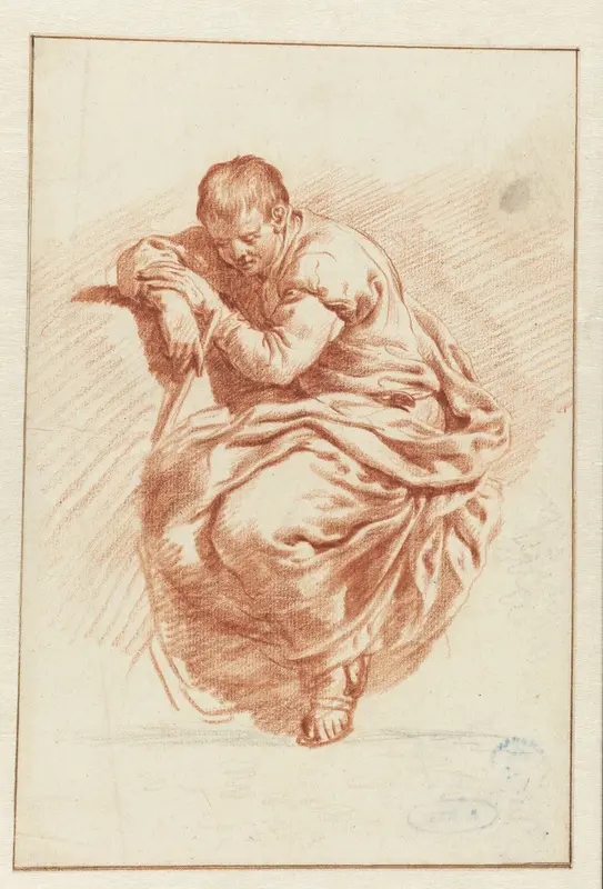 Zittende man Wall Art by Adriaen van de Velde - High-Resolution Digital Print