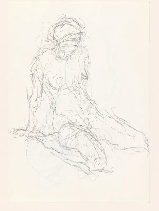 Zittende, naakte vrouw Wall Art by Willem den Ouden - High-Resolution Digital Print