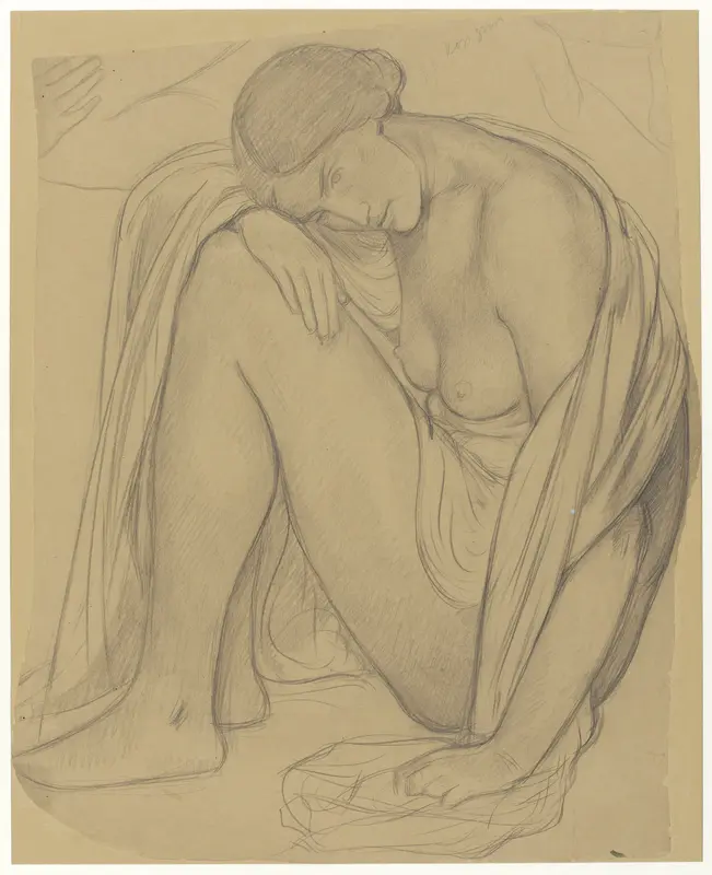 Zittende vrouw Wall Art by Richard Nicolaüs Roland Holst - High-Resolution Digital Print
