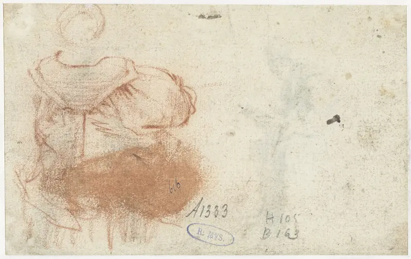 Zittende vrouw, van achteren Wall Art by Moses ter Borch - High-Resolution Digital Print