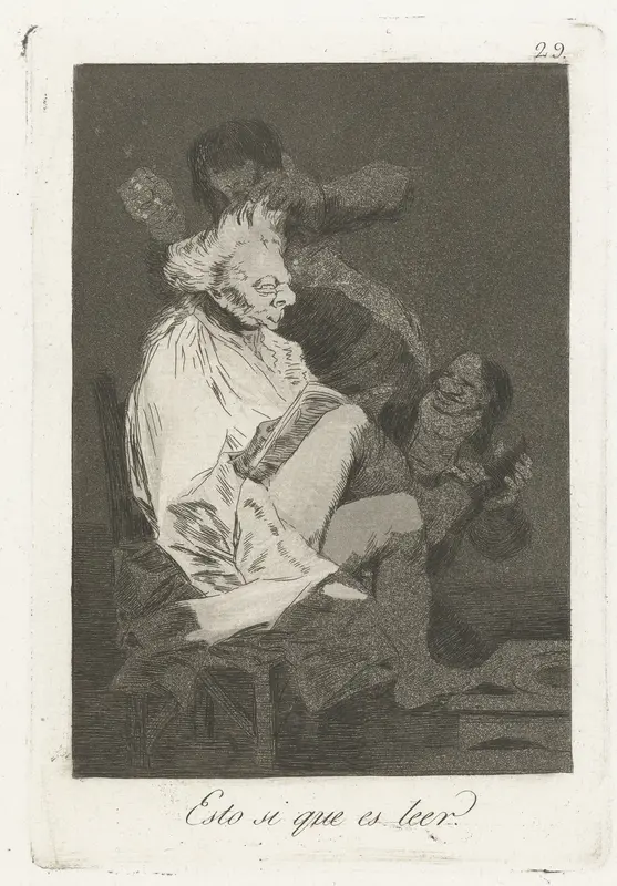 Zo kan men lezen Wall Art by Francisco de Goya - High-Resolution Digital Print