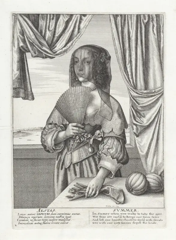 Zomer Wall Art by Wenceslaus Hollar - High-Resolution Digital Print