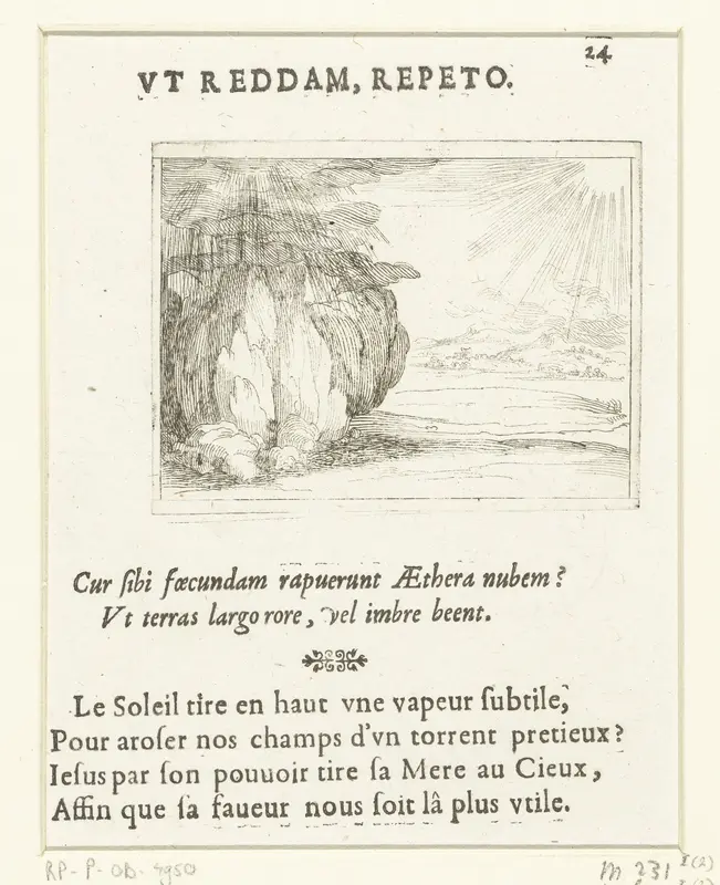 Zon en regen Wall Art by Jacques Callot - High-Resolution Digital Print