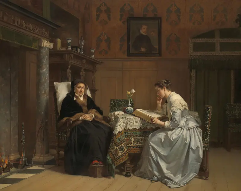 Zondagmorgen Wall Art by Hendrik Jacobus Scholten - High-Resolution Digital Print