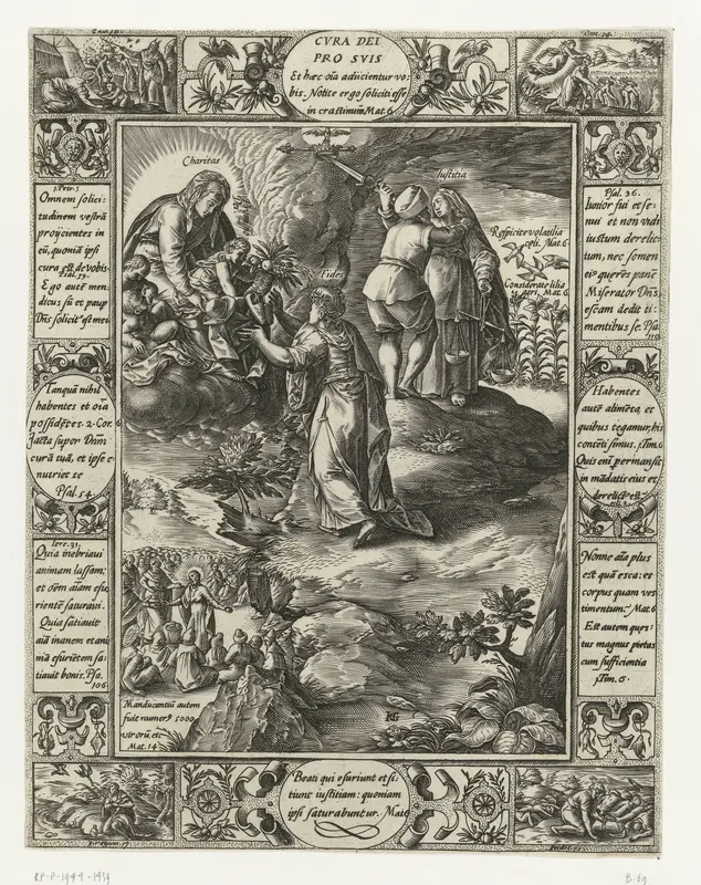 Zorg van God voor de zijnen Wall Art by Hendrick Goltzius - High-Resolution Digital Print