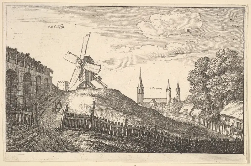 Zü Cölln (Cologne), from "European Views" Wall Art by Wenceslaus Hollar - High-Resolution Digital Print