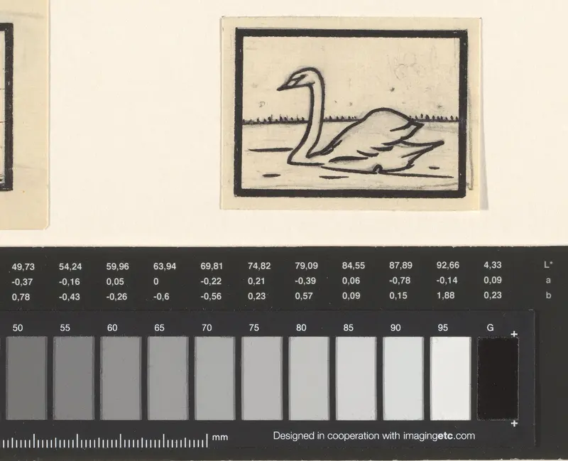Zwaan in het water Wall Art by Julie de Graag - High-Resolution Digital Print