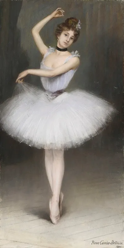 A Ballerina Wall Art by Pierre Carrier-Belleuse - High-Resolution Digital Print